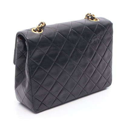 ミニマトラッセ20 チェーンショルダーバッグ ラムスキン ブラック ゴールド金具 シャネル バッグ CHANEL