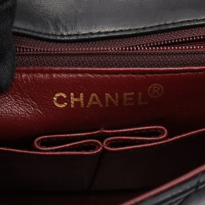 ミニマトラッセ20 チェーンショルダーバッグ ラムスキン ブラック ゴールド金具 シャネル バッグ CHANEL