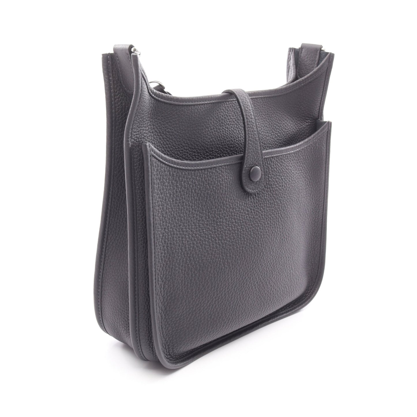 エヴリン 3 トロワ PM キャバン ショルダーバッグ トリヨンクレマンス ダークネイビー シルバー金具 K刻印 エルメス バッグ HERMES
