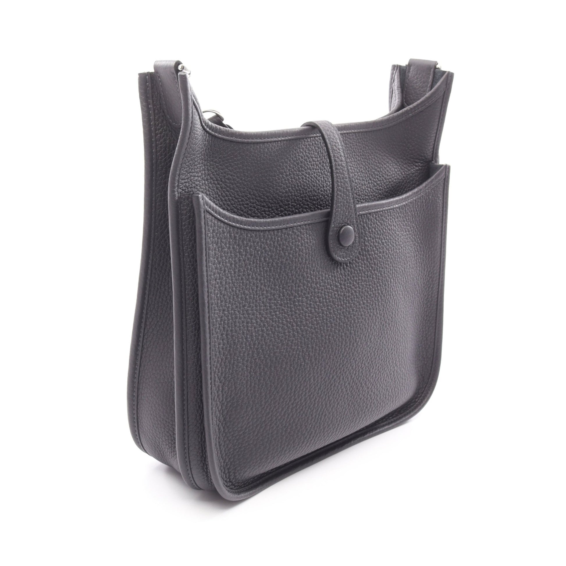 エヴリン 3 トロワ PM キャバン ショルダーバッグ トリヨンクレマンス ダークネイビー シルバー金具 K刻印 エルメス バッグ HERMES