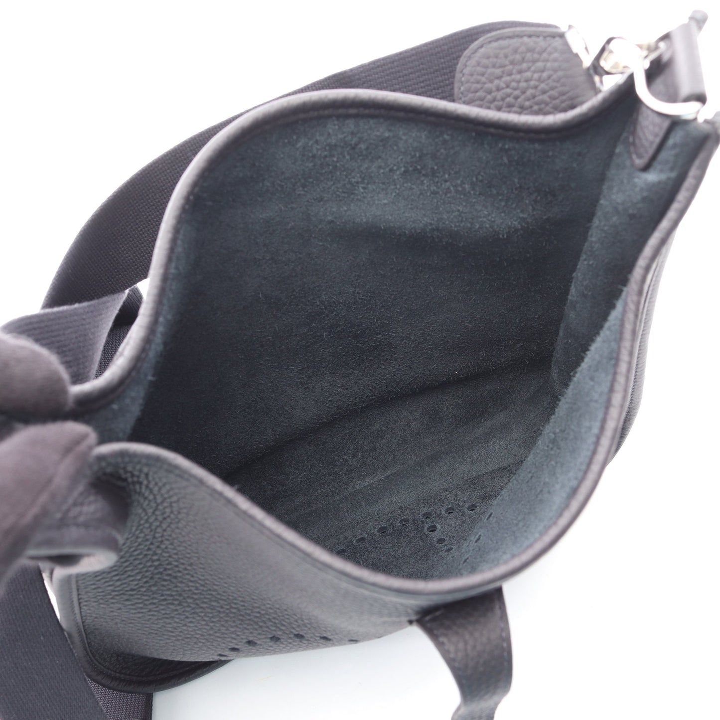 エヴリン 3 トロワ PM キャバン ショルダーバッグ トリヨンクレマンス ダークネイビー シルバー金具 K刻印 エルメス バッグ HERMES