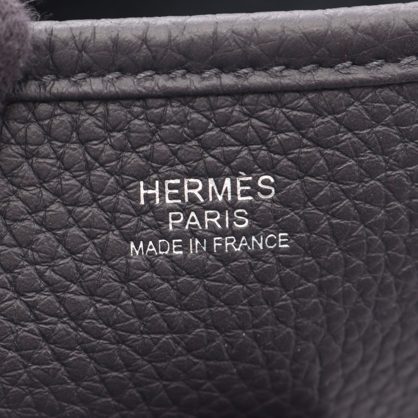 エヴリン 3 トロワ PM キャバン ショルダーバッグ トリヨンクレマンス ダークネイビー シルバー金具 K刻印 エルメス バッグ HERMES