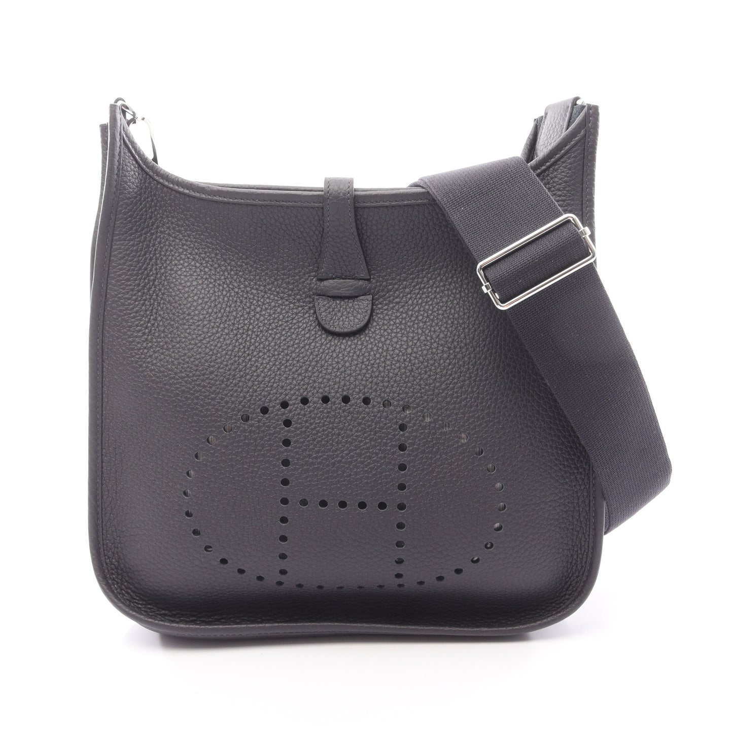 エヴリン 3 トロワ PM キャバン ショルダーバッグ トリヨンクレマンス ダークネイビー シルバー金具 K刻印 エルメス バッグ HERMES