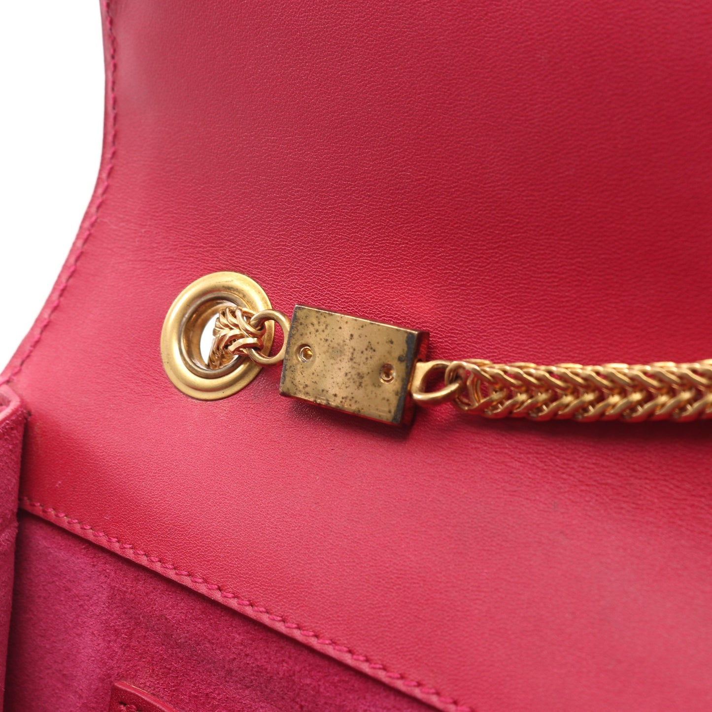 ベティ チェーンショルダーバッグ レザー ピンクパープル サンローランパリ バッグ SAINT LAURENT PARIS