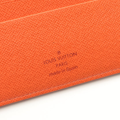 ポルトフォイユ アンソリット モノグラムマルチカラー ブロン オランジュ 二つ折り長財布 PVC ホワイト オレンジ ルイヴィトン 財布・小物 LOUIS VUITTON