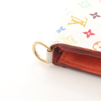 ポルトフォイユ アンソリット モノグラムマルチカラー ブロン オランジュ 二つ折り長財布 PVC ホワイト オレンジ ルイヴィトン 財布・小物 LOUIS VUITTON