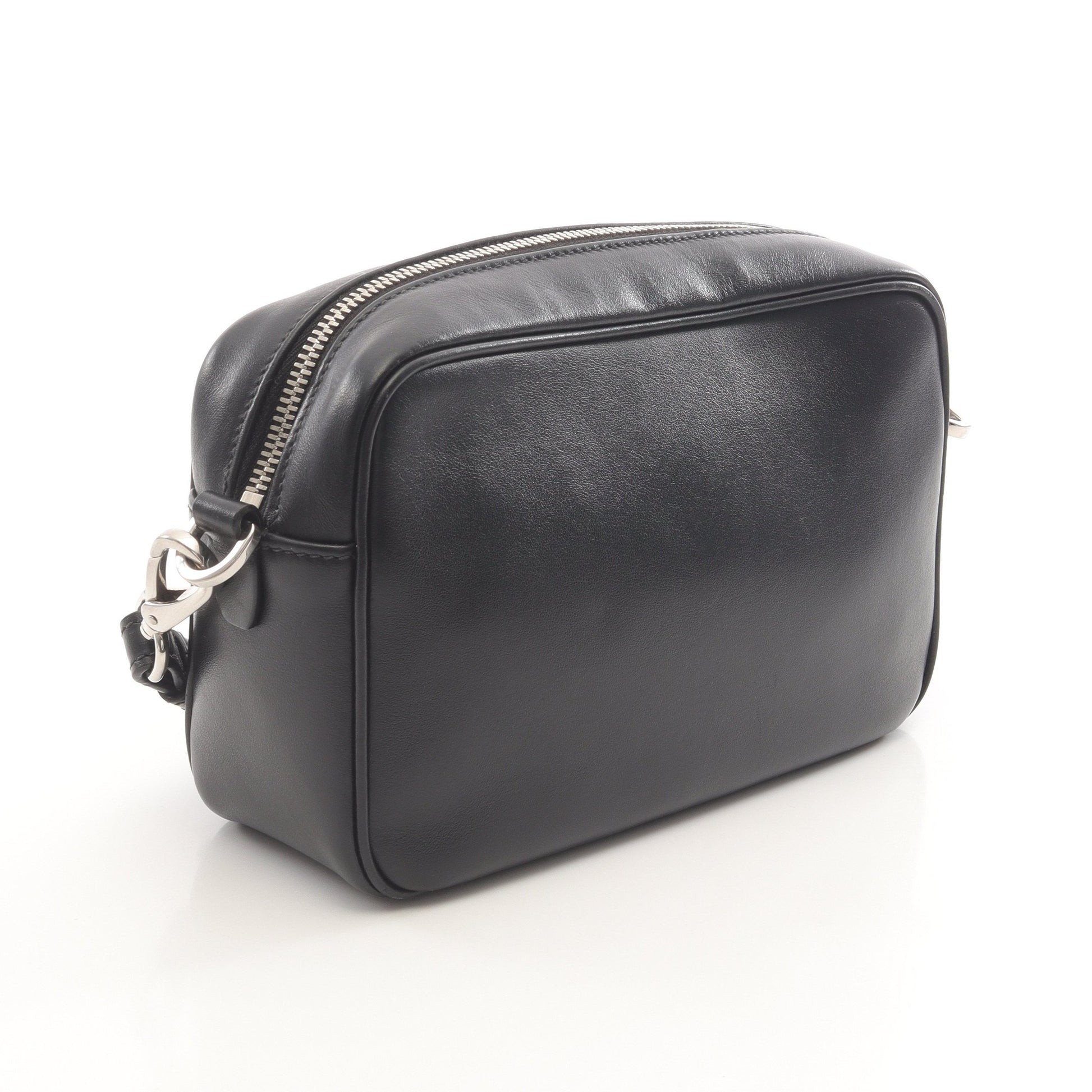 ショルダーバッグ バナナ レザー ブラック ホワイト ピンクパープル トライアングルロゴ プラダ バッグ PRADA