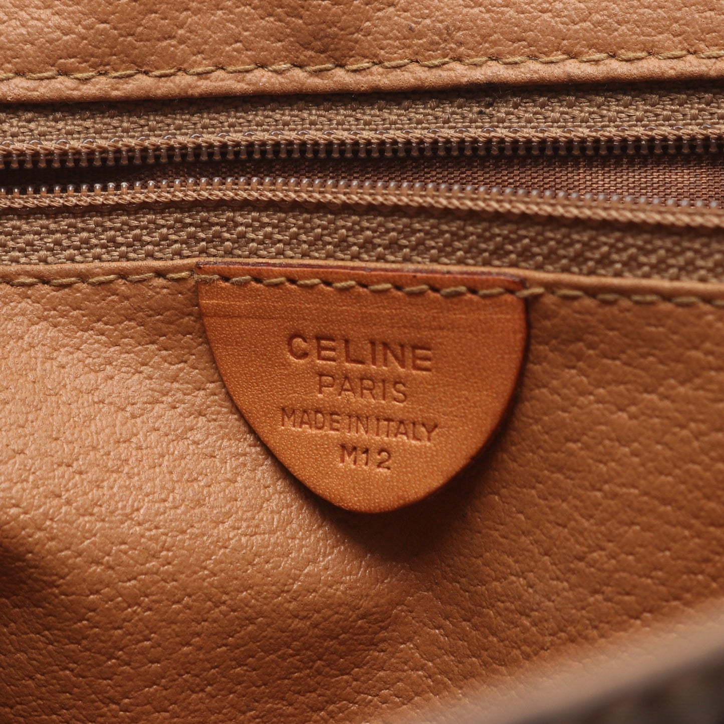 マカダム ショルダーバッグ PVC レザー ダークブラウン ブラウン セリーヌ バッグ CELINE