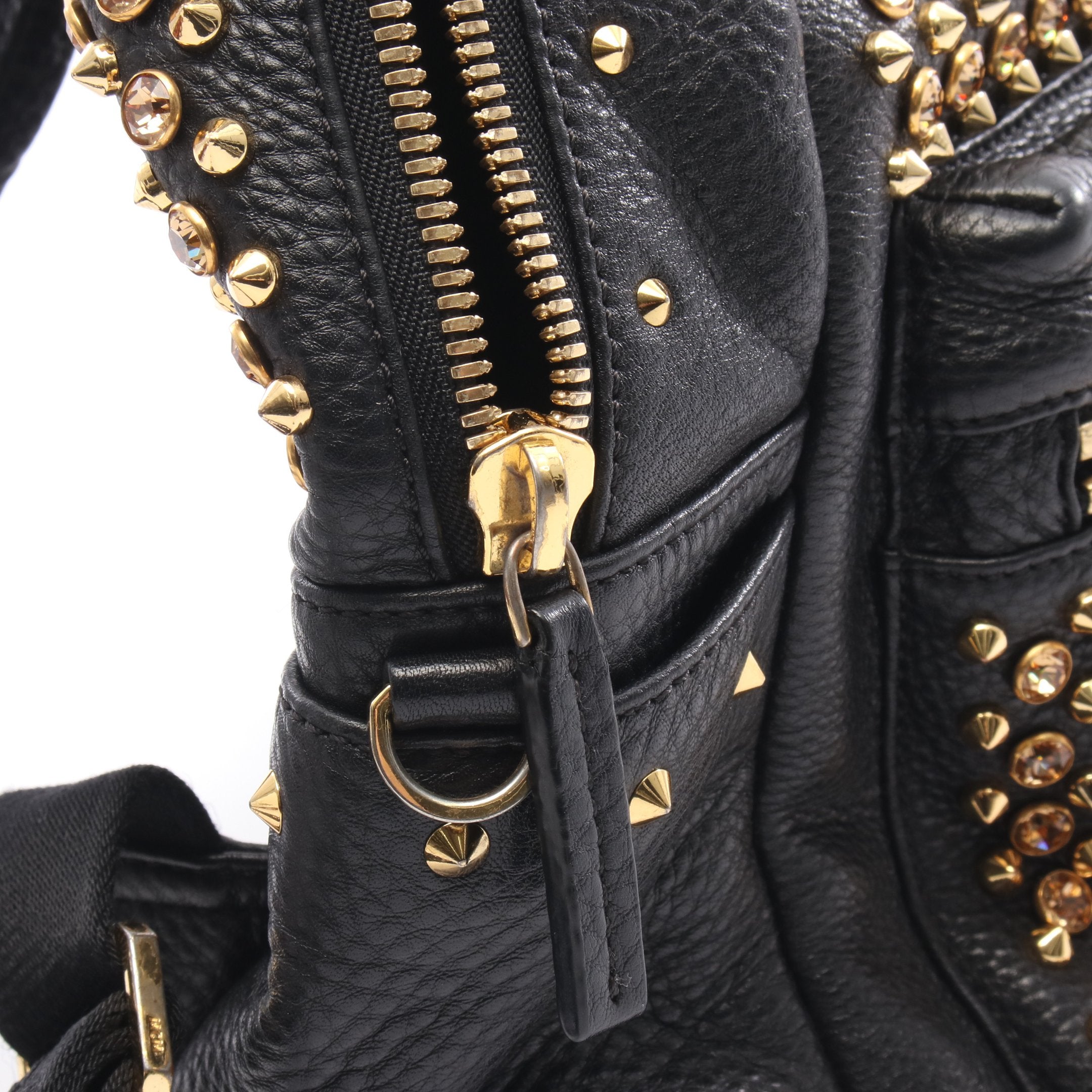 ヴィセトス スタッズ ビジュー バックパック リュックサック PVC