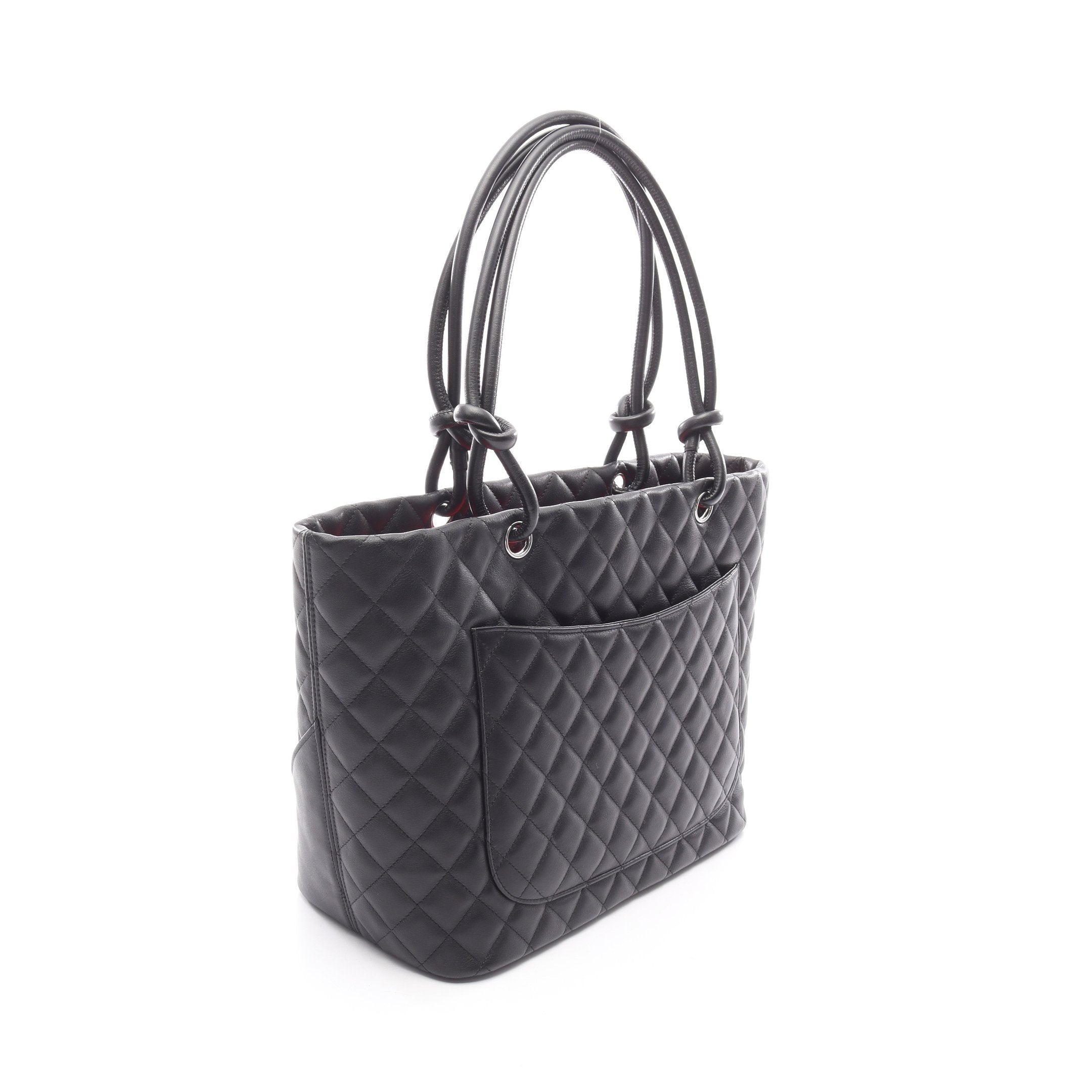 M名012 / CHANEL カンボンライン ショルダーバッグ ラムスキン シャネル カンボンライン ラムスキン×パイソン ショルダーバッグ