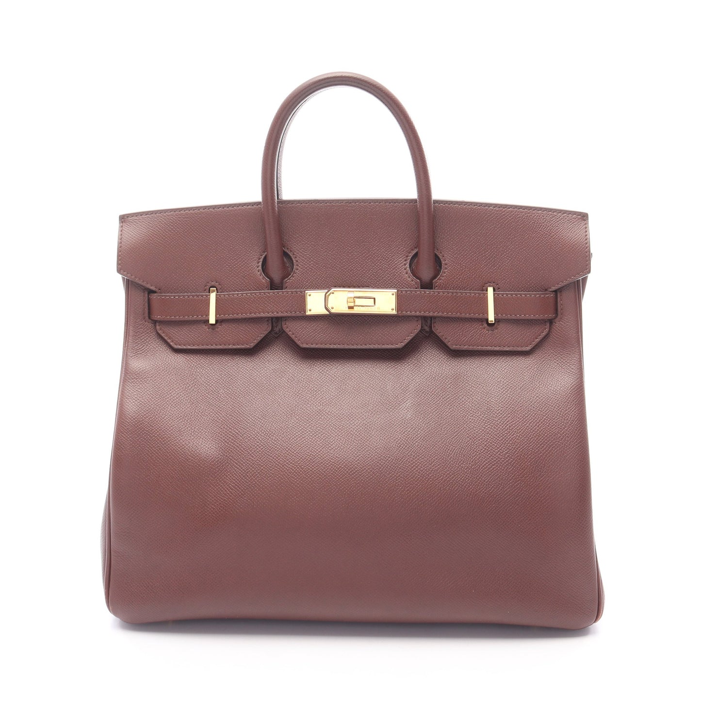 オータクロア32 マロンフォンセ ハンドバッグ クシュベル ブラウン ゴールド金具 ○Z刻印 エルメス バッグ HERMES