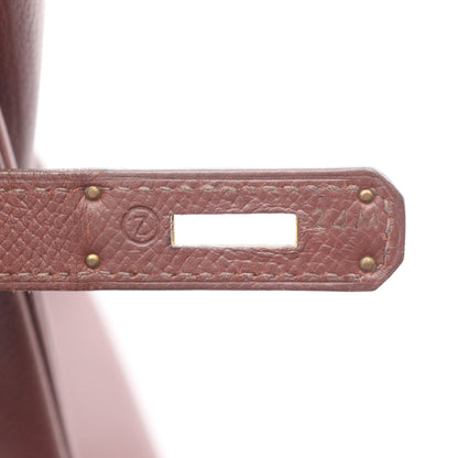 オータクロア32 マロンフォンセ ハンドバッグ クシュベル ブラウン ゴールド金具 ○Z刻印 エルメス バッグ HERMES