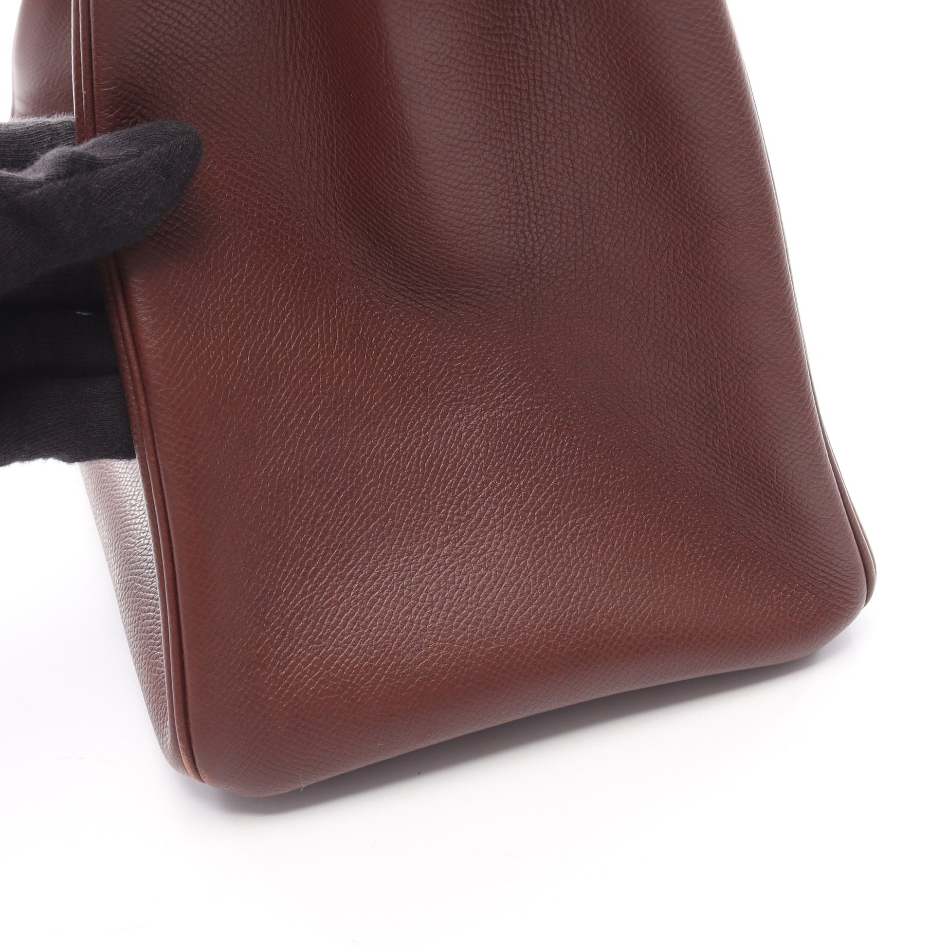 オータクロア32 マロンフォンセ ハンドバッグ クシュベル ブラウン ゴールド金具 ○Z刻印 エルメス バッグ HERMES