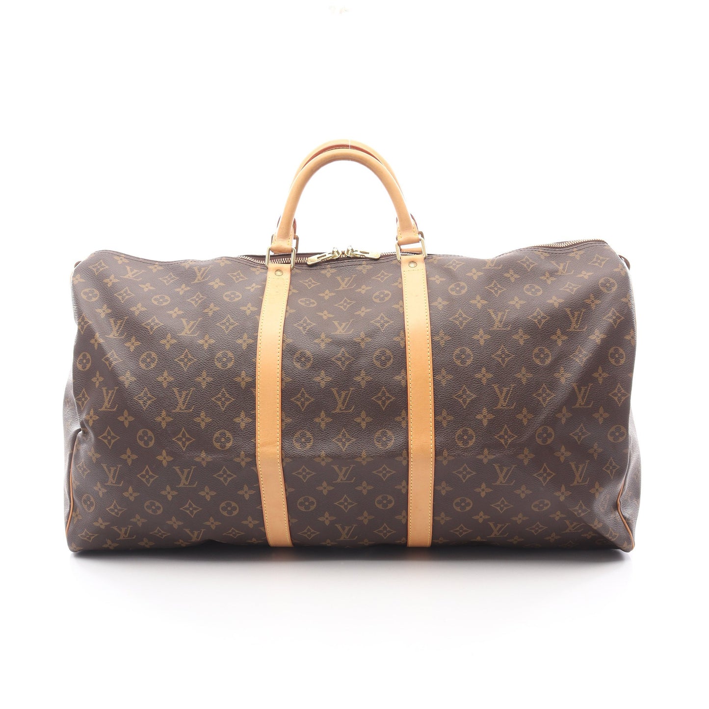 キーポル60 モノグラム ボストンバッグ PVC レザー ブラウン ルイヴィトン バッグ LOUIS VUITTON