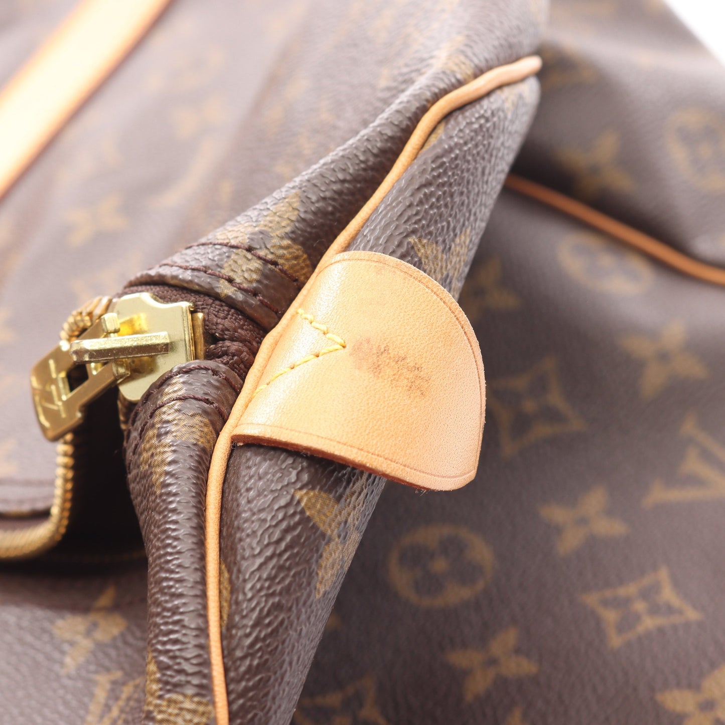 キーポル60 モノグラム ボストンバッグ PVC レザー ブラウン ルイヴィトン バッグ LOUIS VUITTON