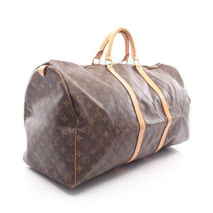 キーポル60 モノグラム ボストンバッグ PVC レザー ブラウン ルイヴィトン バッグ LOUIS VUITTON