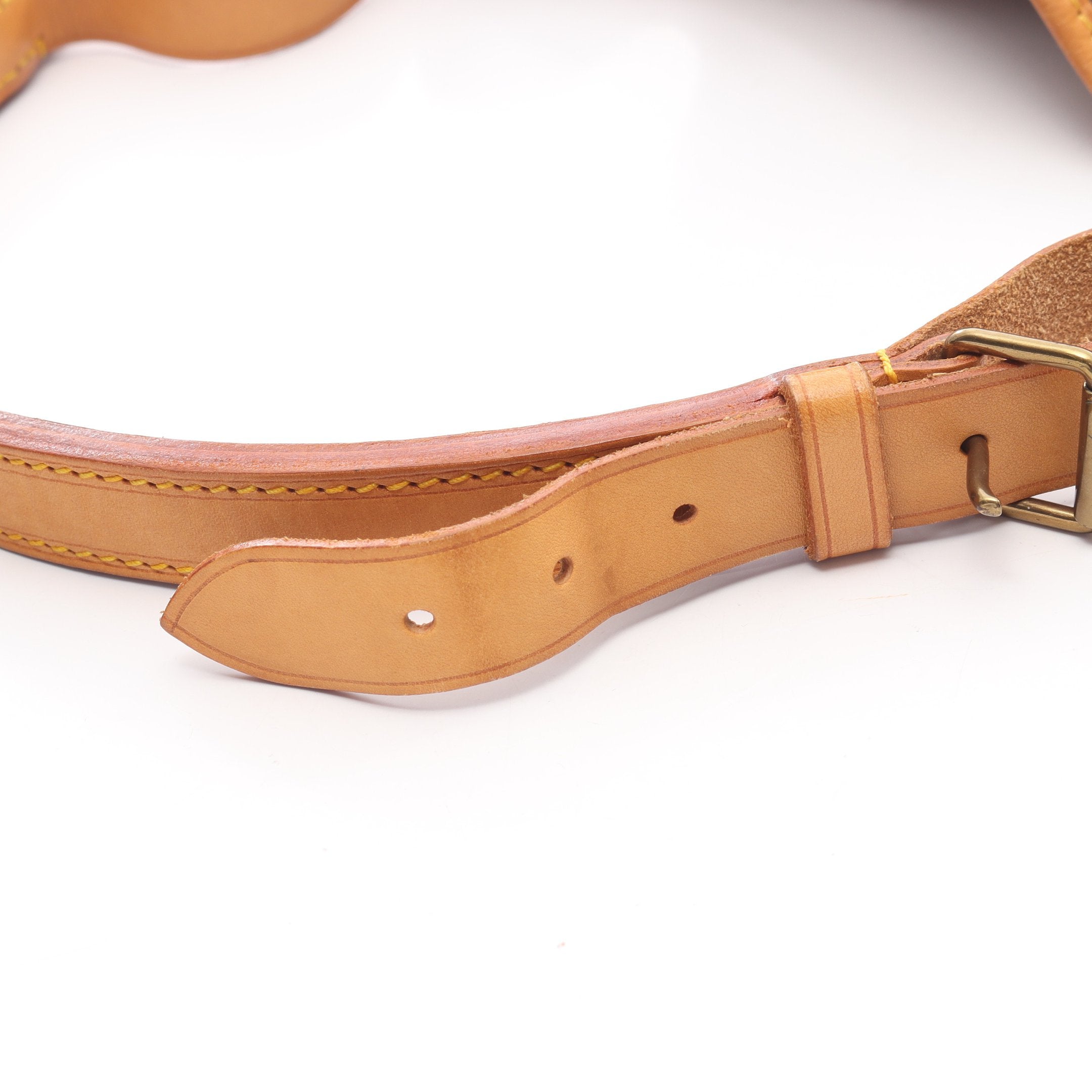 プチノエ モノグラム ショルダーバッグ PVC レザー ブラウン ルイ