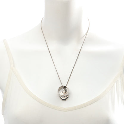 リングネックレス モノグラム ネックレス シルバー ルイヴィトン