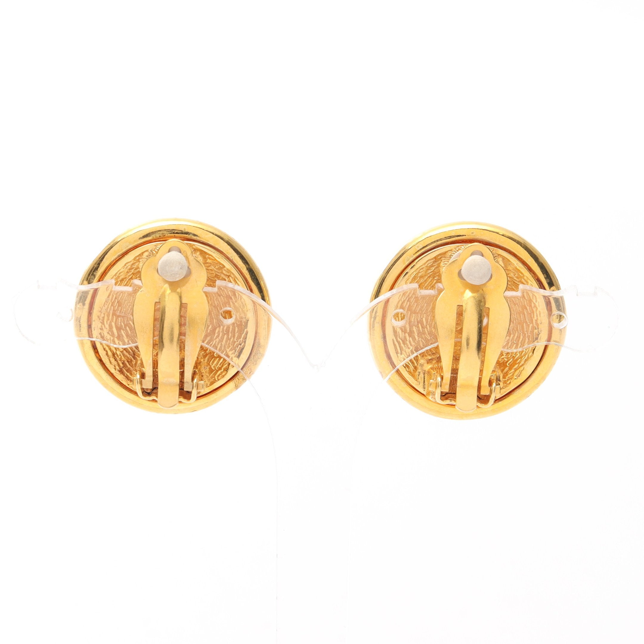 ココマーク イヤリング GP ゴールド ヴィンテージ シャネル – RECLO