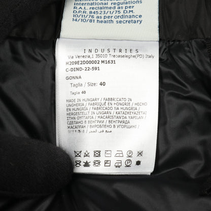 GENIUS 1 JW ANDERSON ダウン スカート 総柄 コットン グリーン ブラック モンクレール ボトムス MONCLER