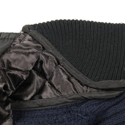 ブルゾン ボンバージャケット ウール ブラック ネイビー 切替 サカイ