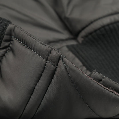 ブルゾン ボンバージャケット ウール ブラック ネイビー 切替 サカイ