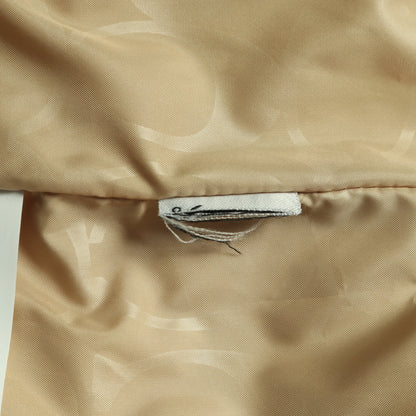 ショート ダウン パッファー ダウンジャケット ベージュ フード付き コーチ