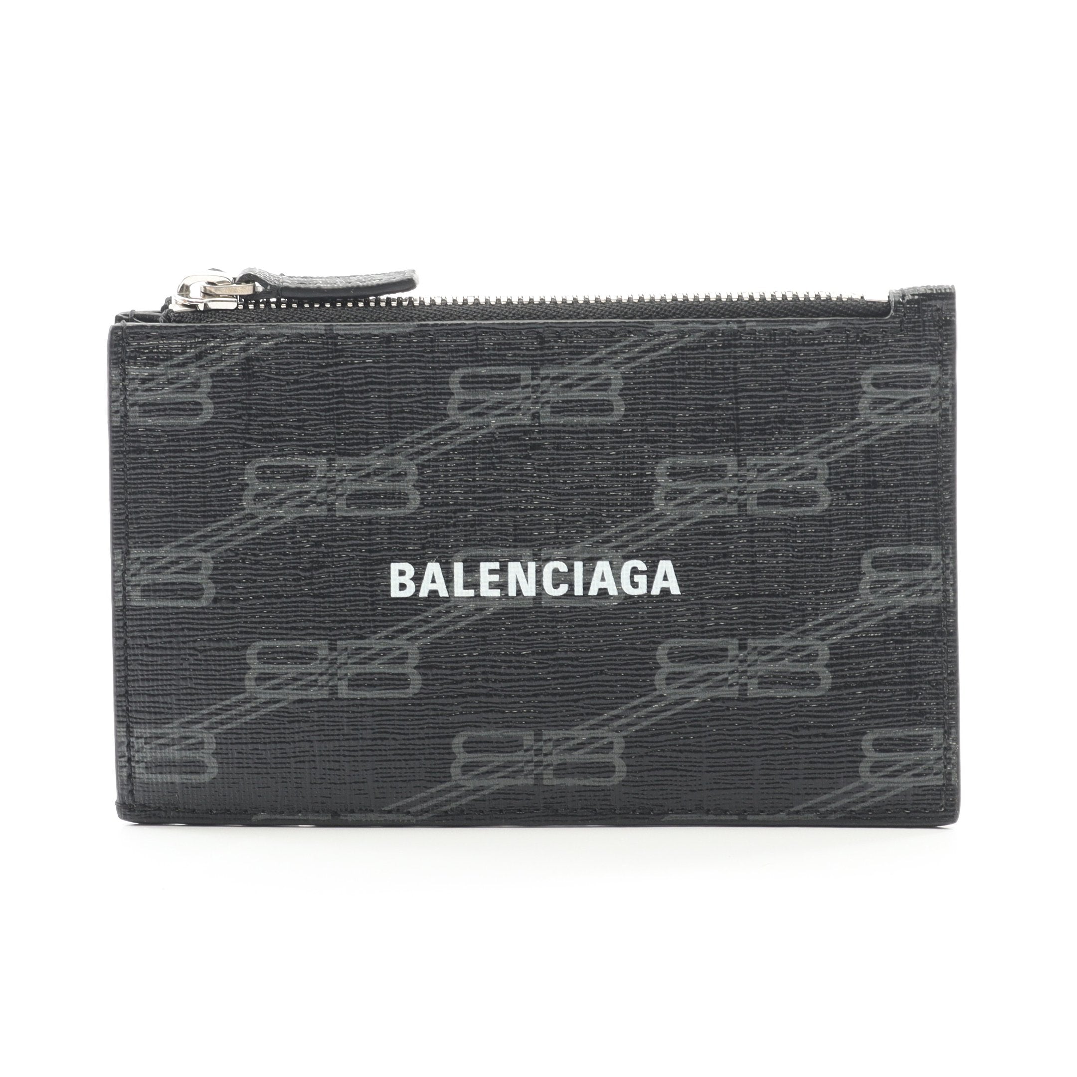 バレンシアガ BALENCIAGA CASH ケース 財布 PVC メンズ ブラック系 【中古】 CASH カードケース コインケース PVC ブラック バレンシアガ – RECLO