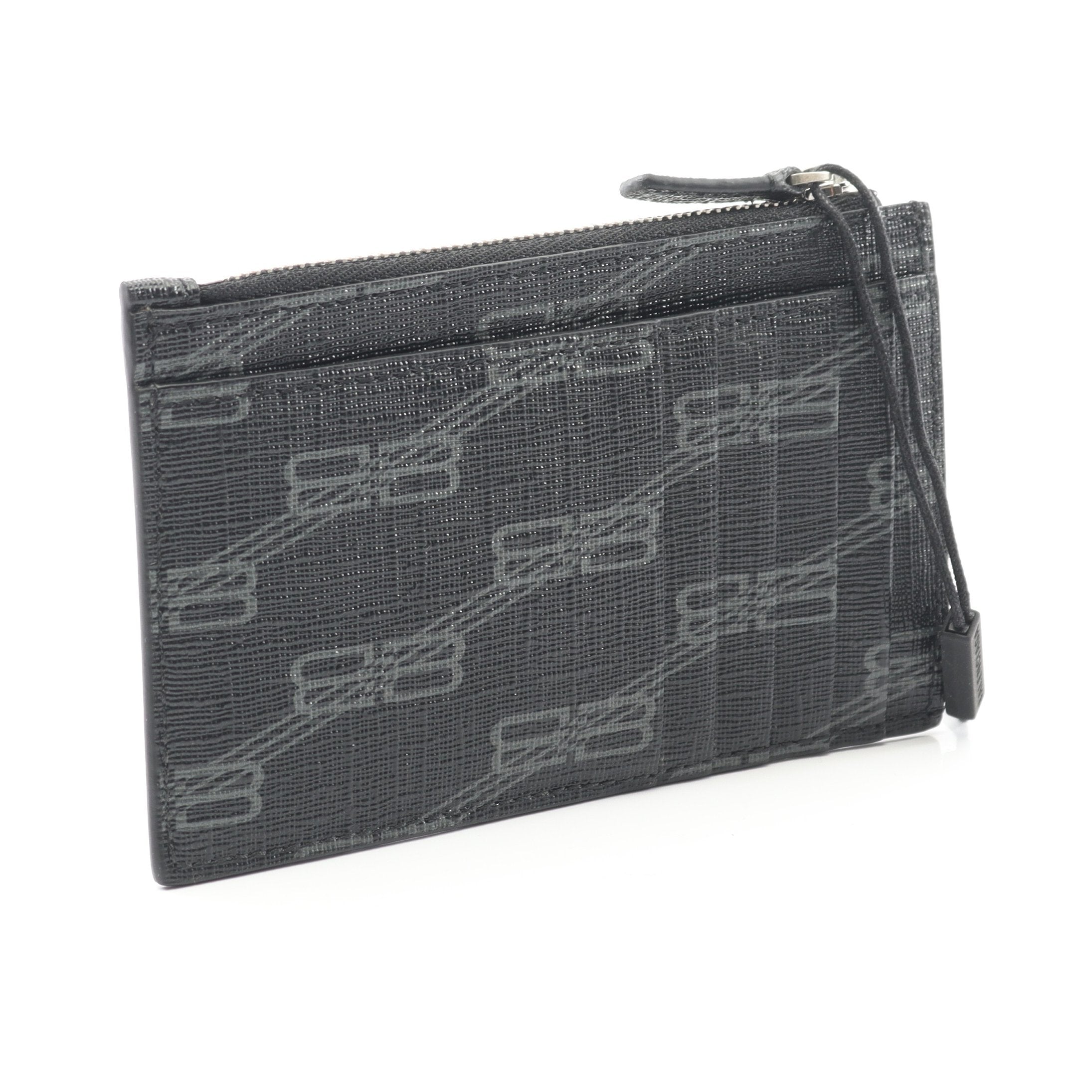 バレンシアガ BALENCIAGA CASH ケース 財布 PVC メンズ ブラック系 【中古】 CASH カードケース コインケース PVC ブラック バレンシアガ – RECLO