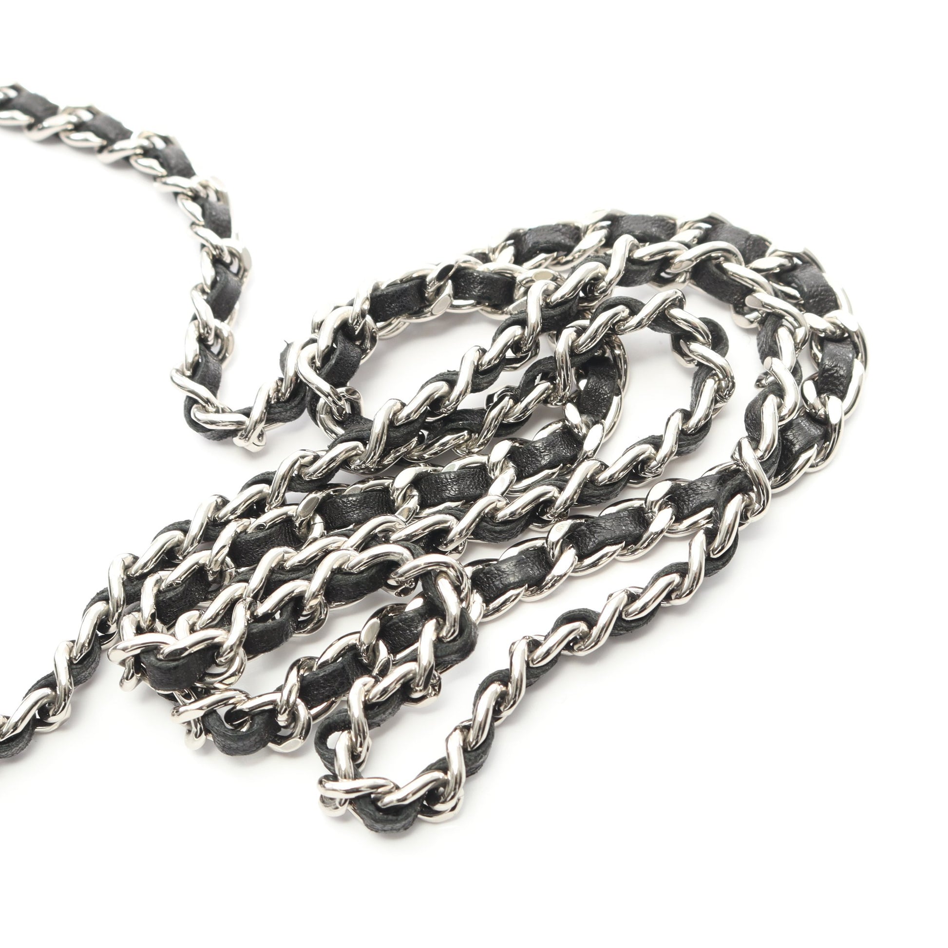 エクストラ ミニ マトラッセ チェーンショルダーバッグ ラムスキン ブラック シルバー金具 シャネル バッグ CHANEL