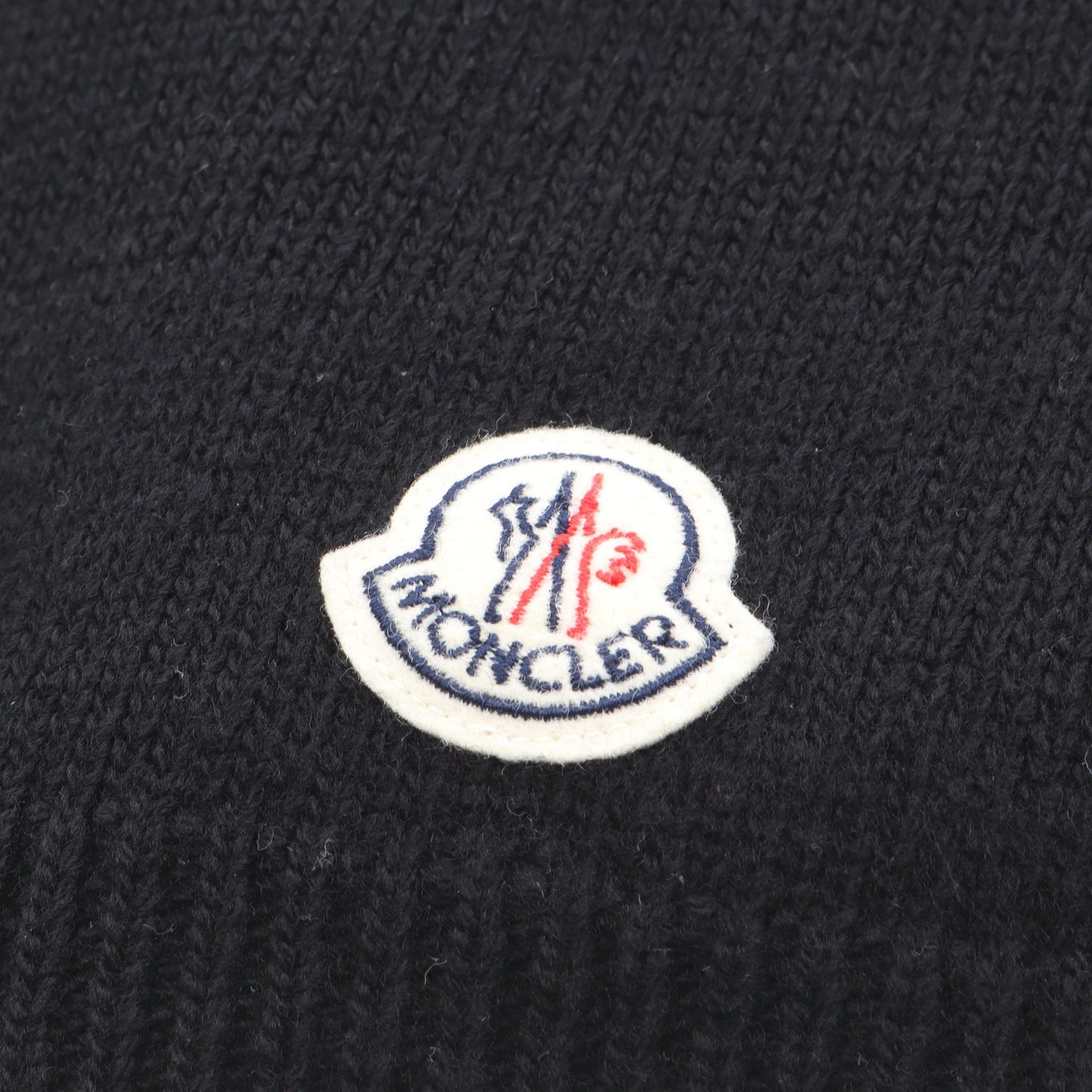 マフラー ウール ブラック モンクレール 財布・小物 MONCLER