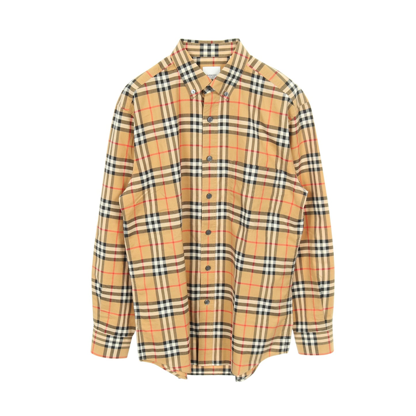 Sunflower ボタンダウンチェックシャツ 長袖 Sunflower 長袖ボタンダウンチェックシャツ SUNFLOWER - STABLE  SHIRT BROWN Sunflower ボタンダウンチェックシャツ　長袖