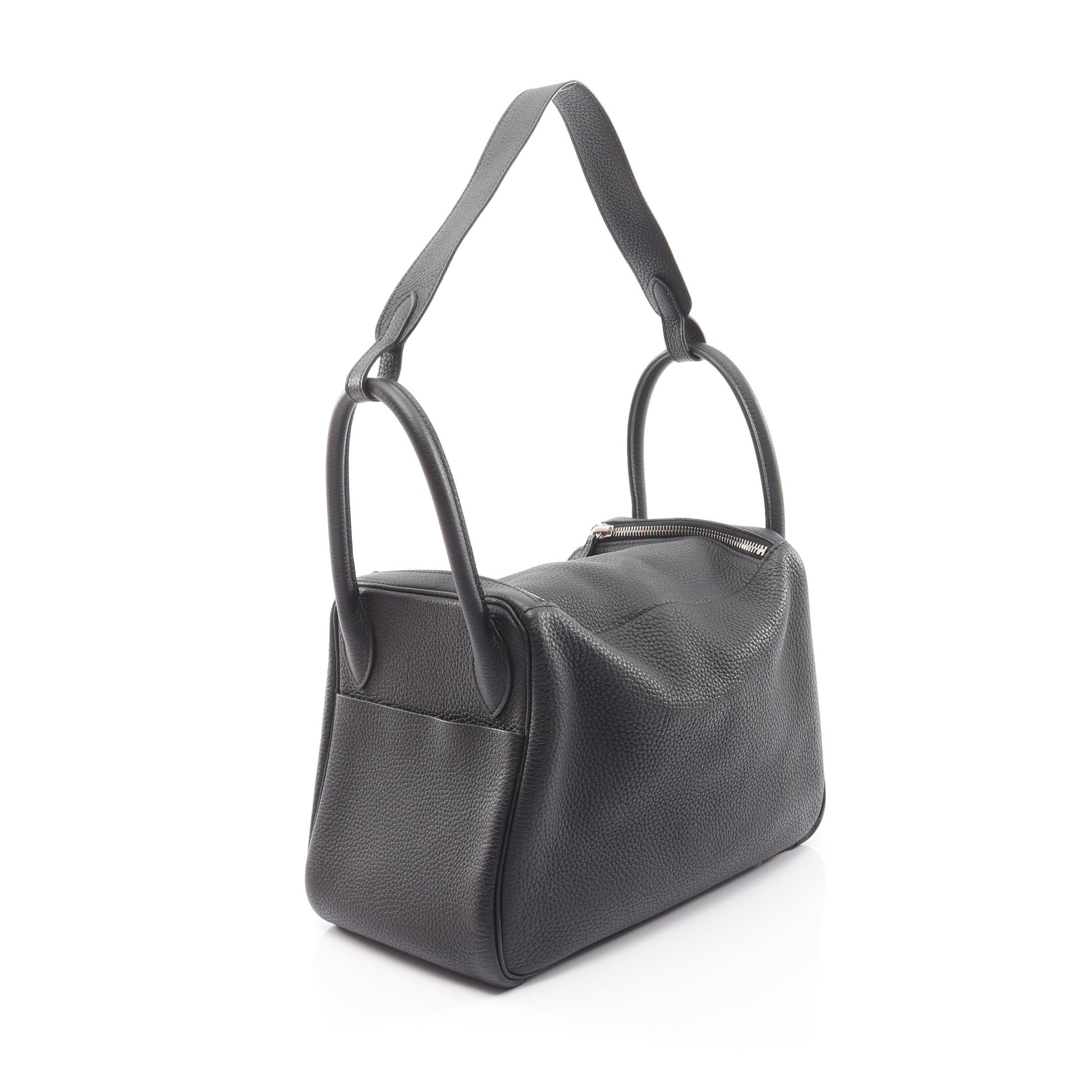リンディ30 ショルダーバッグ トリヨンクレマンス ブラック シルバー金具 X刻印 エルメス バッグ HERMES