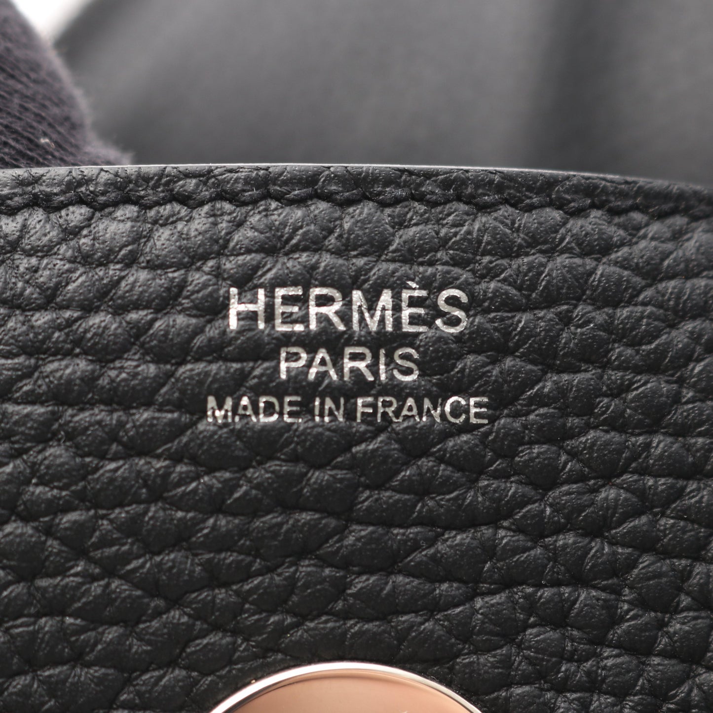 リンディ30 ショルダーバッグ トリヨンクレマンス ブラック シルバー金具 X刻印 エルメス バッグ HERMES