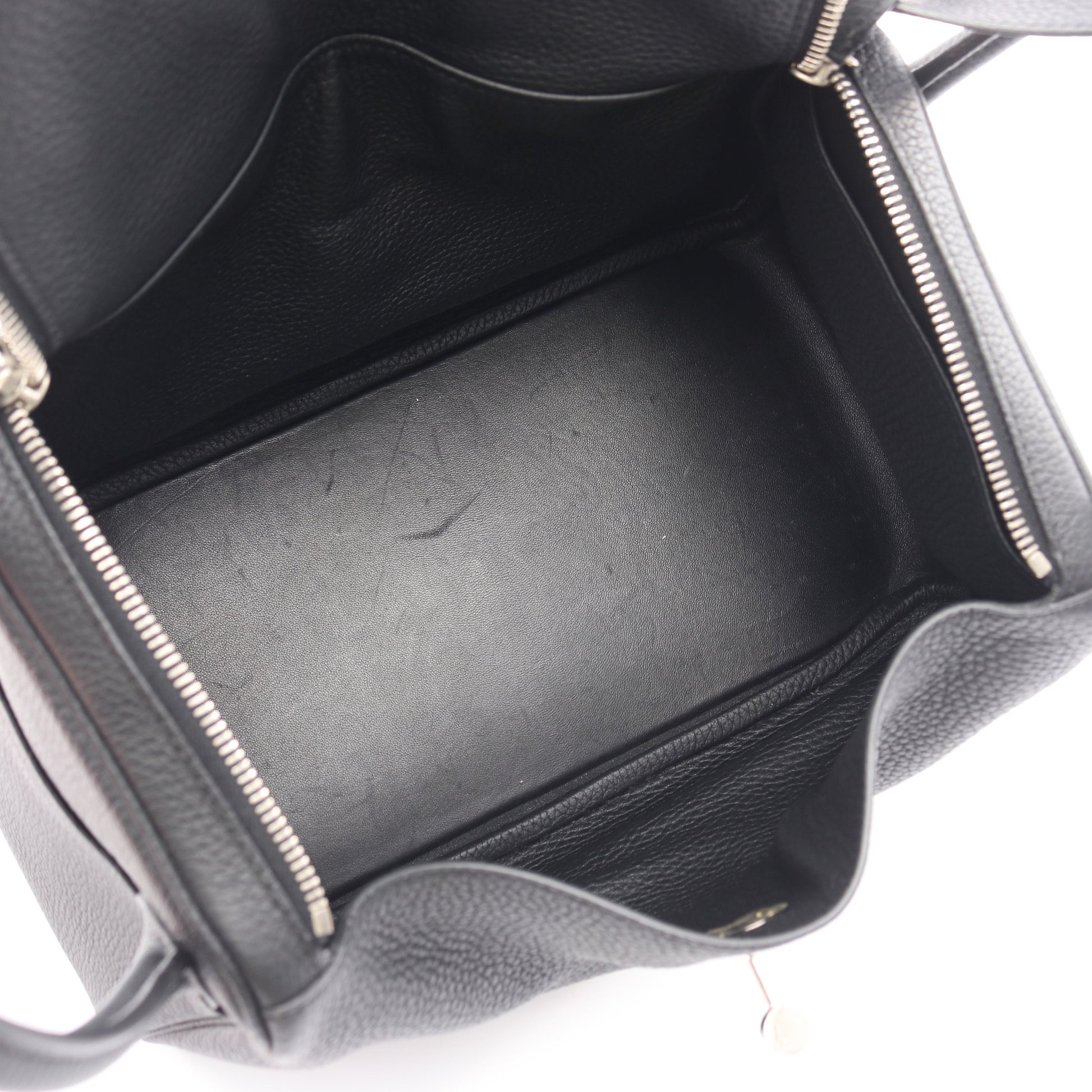 リンディ30 ショルダーバッグ トリヨンクレマンス ブラック シルバー金具 X刻印 エルメス バッグ HERMES