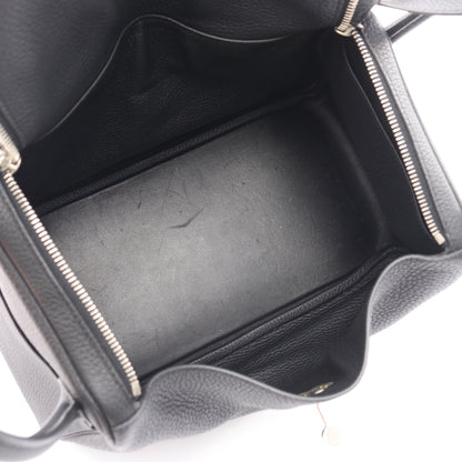 リンディ30 ショルダーバッグ トリヨンクレマンス ブラック シルバー金具 X刻印 エルメス バッグ HERMES
