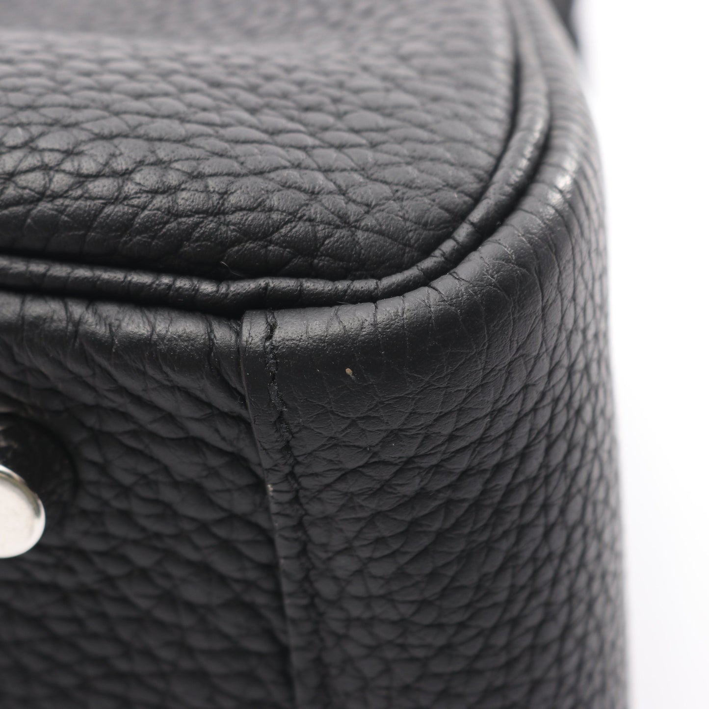 リンディ30 ショルダーバッグ トリヨンクレマンス ブラック シルバー金具 X刻印 エルメス バッグ HERMES