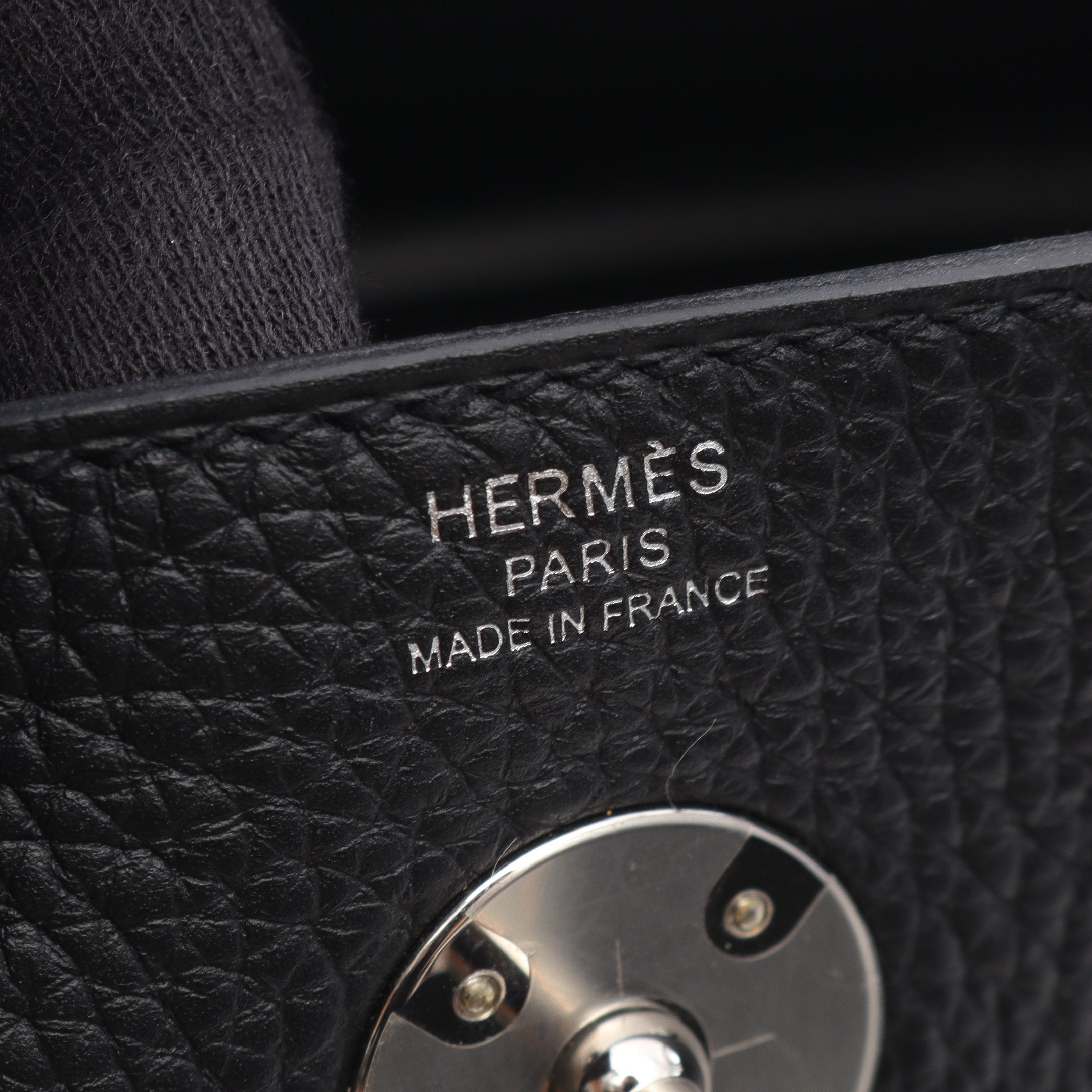 超美品 エルメス　リンディ26　黒/シルバー金具　Ｂ刻印　Hermes リンディ26 ショルダーバッグ トリヨンクレマンス ブラック シルバー