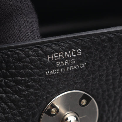 リンディ26 ショルダーバッグ トリヨンクレマンス ブラック シルバー金具 B刻印 エルメス バッグ HERMES