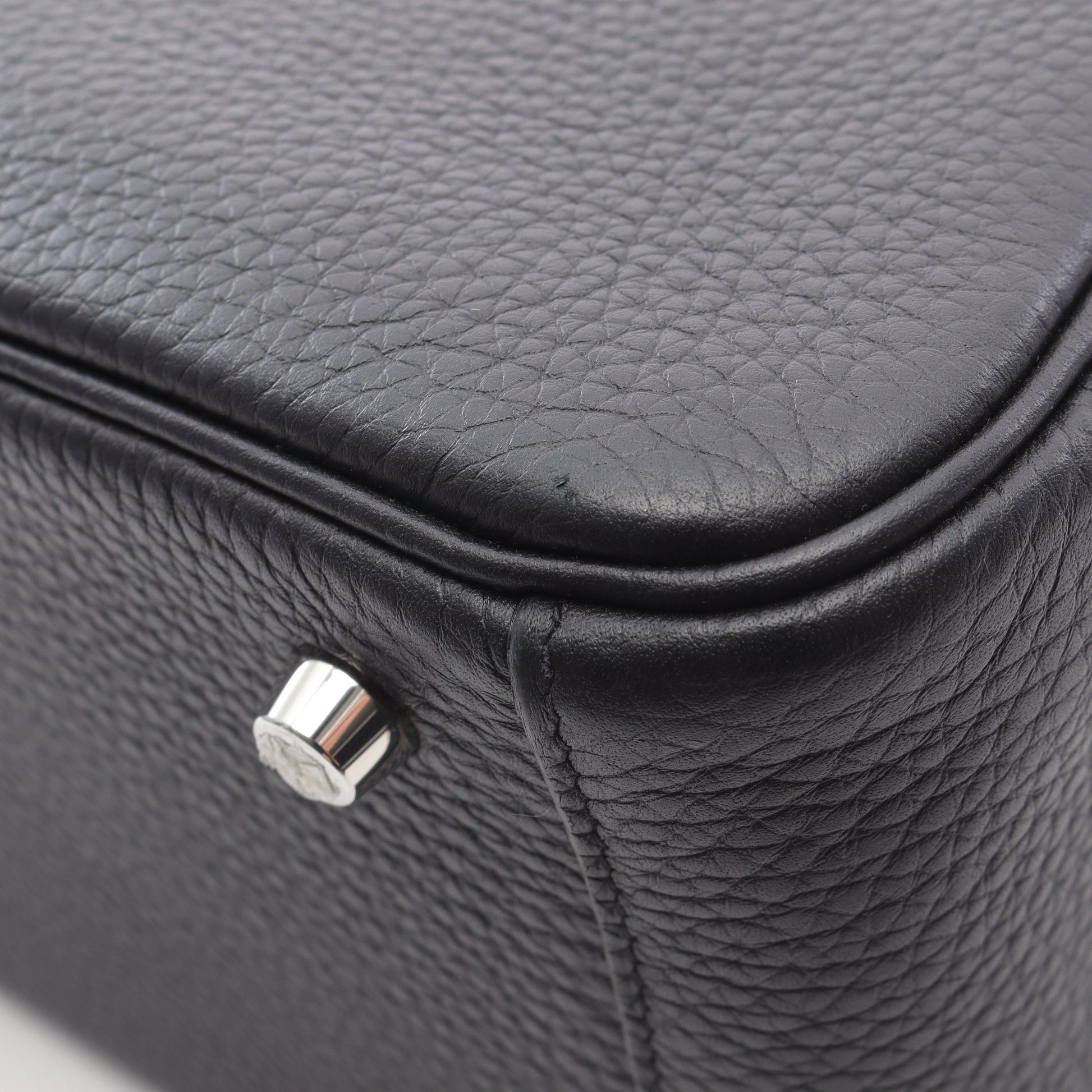 リンディ26 ショルダーバッグ トリヨンクレマンス ブラック シルバー金具 B刻印 エルメス バッグ HERMES