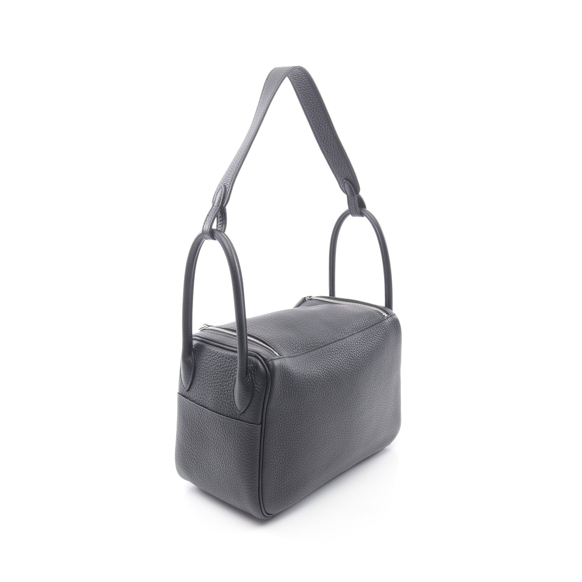 リンディ26 ショルダーバッグ トリヨンクレマンス ブラック シルバー金具 B刻印 エルメス バッグ HERMES