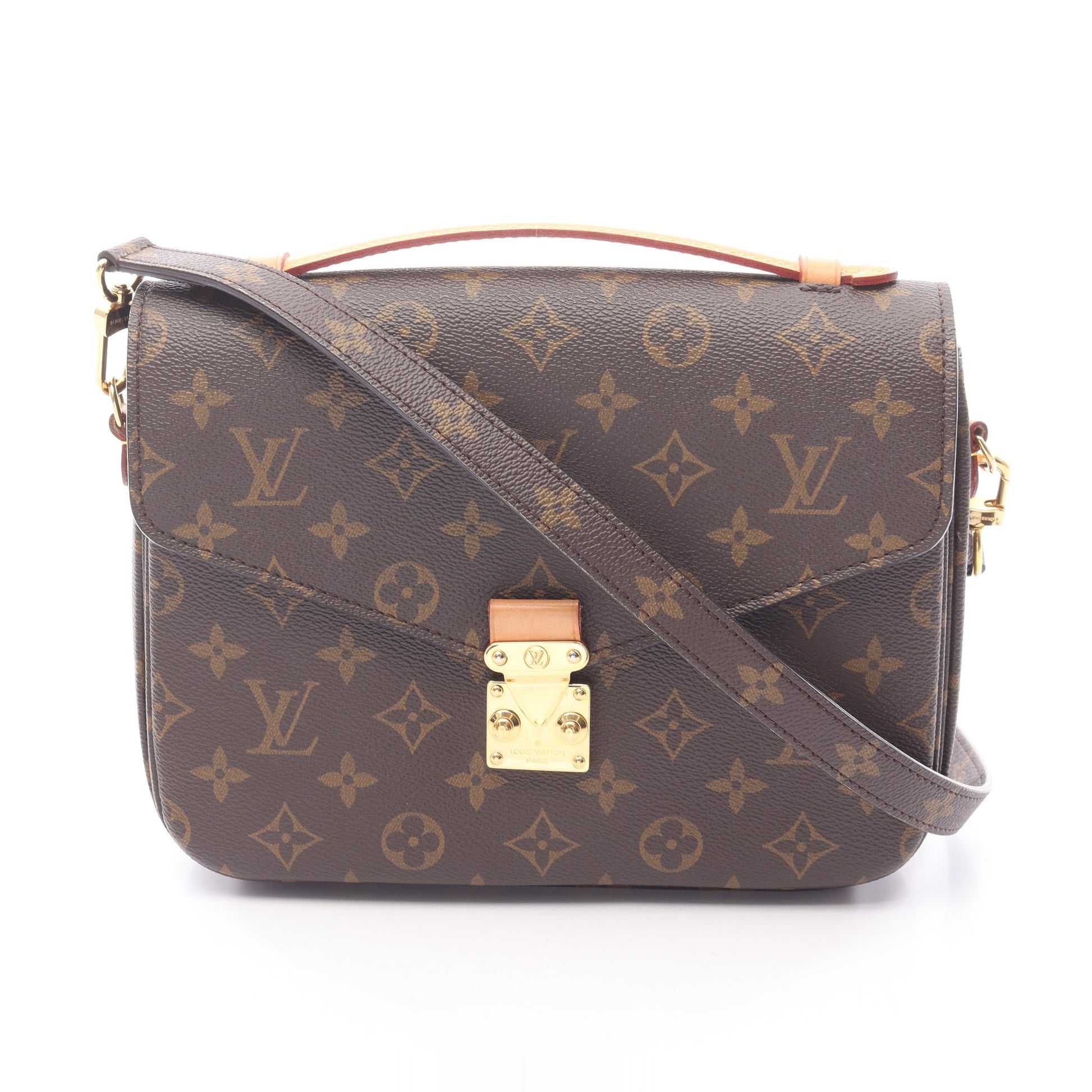 ポシェット メティス MM モノグラム ハンドバッグ PVC レザー ブラウン 2WAY ルイヴィトン バッグ LOUIS VUITTON
