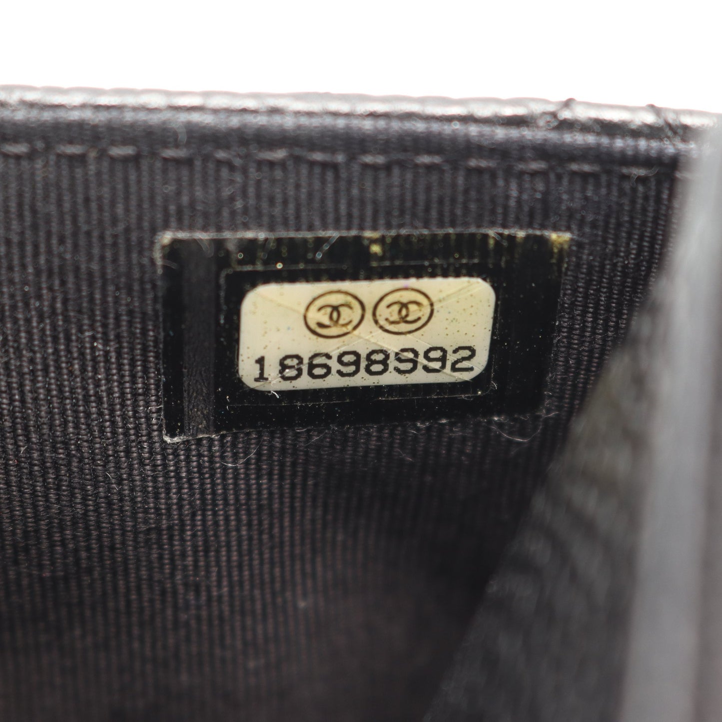 マトラッセ チェーンウォレット キャビアスキン ブラック シルバー金具 シャネル バッグ CHANEL