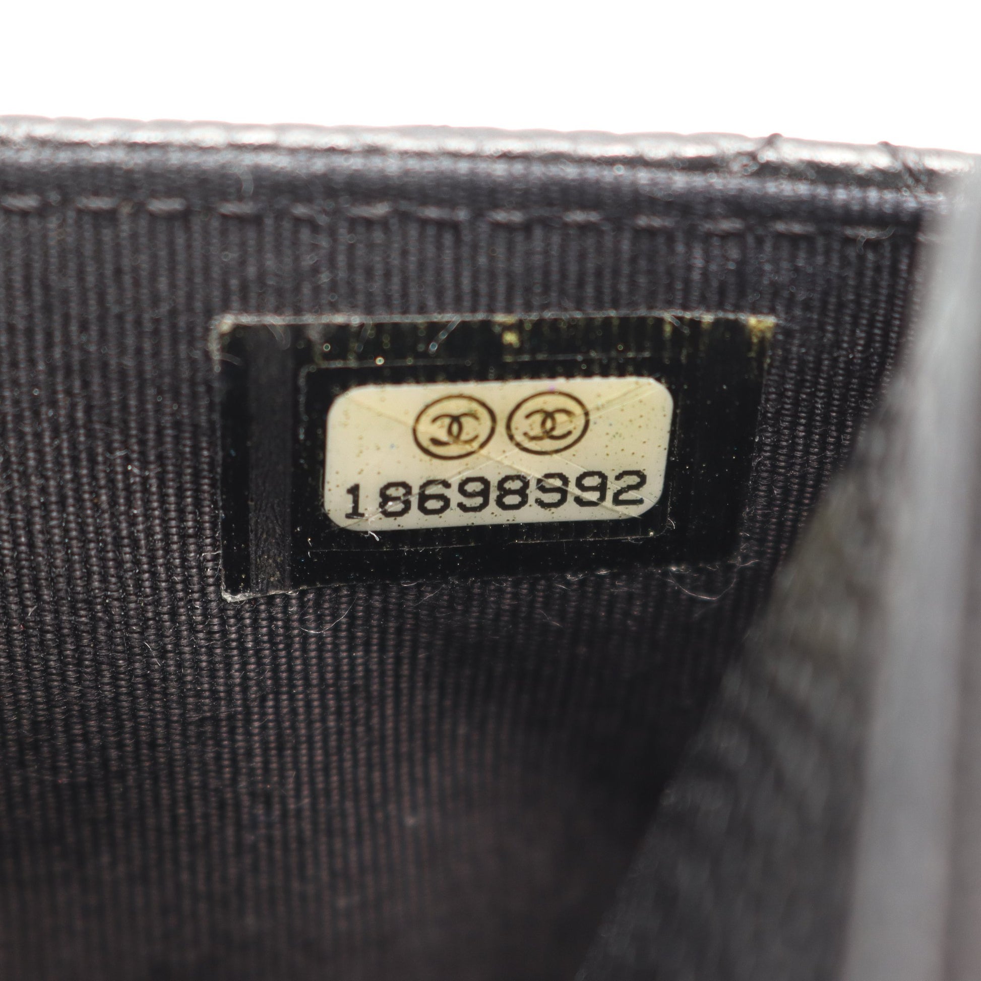 マトラッセ チェーンウォレット キャビアスキン ブラック シルバー金具 シャネル バッグ CHANEL