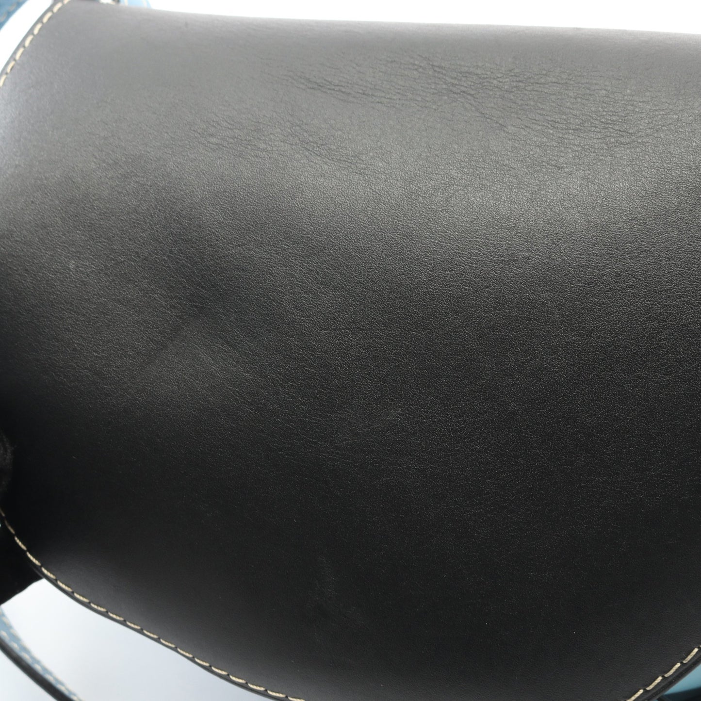 GATE BAG ゲートバッグ スモール ショルダーバッグ レザー ライトブルー ブラック ロエベ バッグ LOEWE