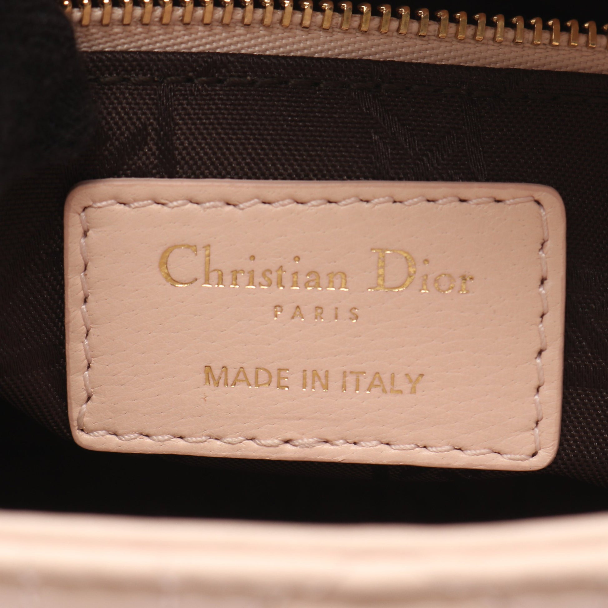 LADY DIOR MY ABCDIOR レディディオール スモール カナージュ ハンドバッグ レザー ライトピンク 2WAY クリスチャンディオール バッグ Christian Dior