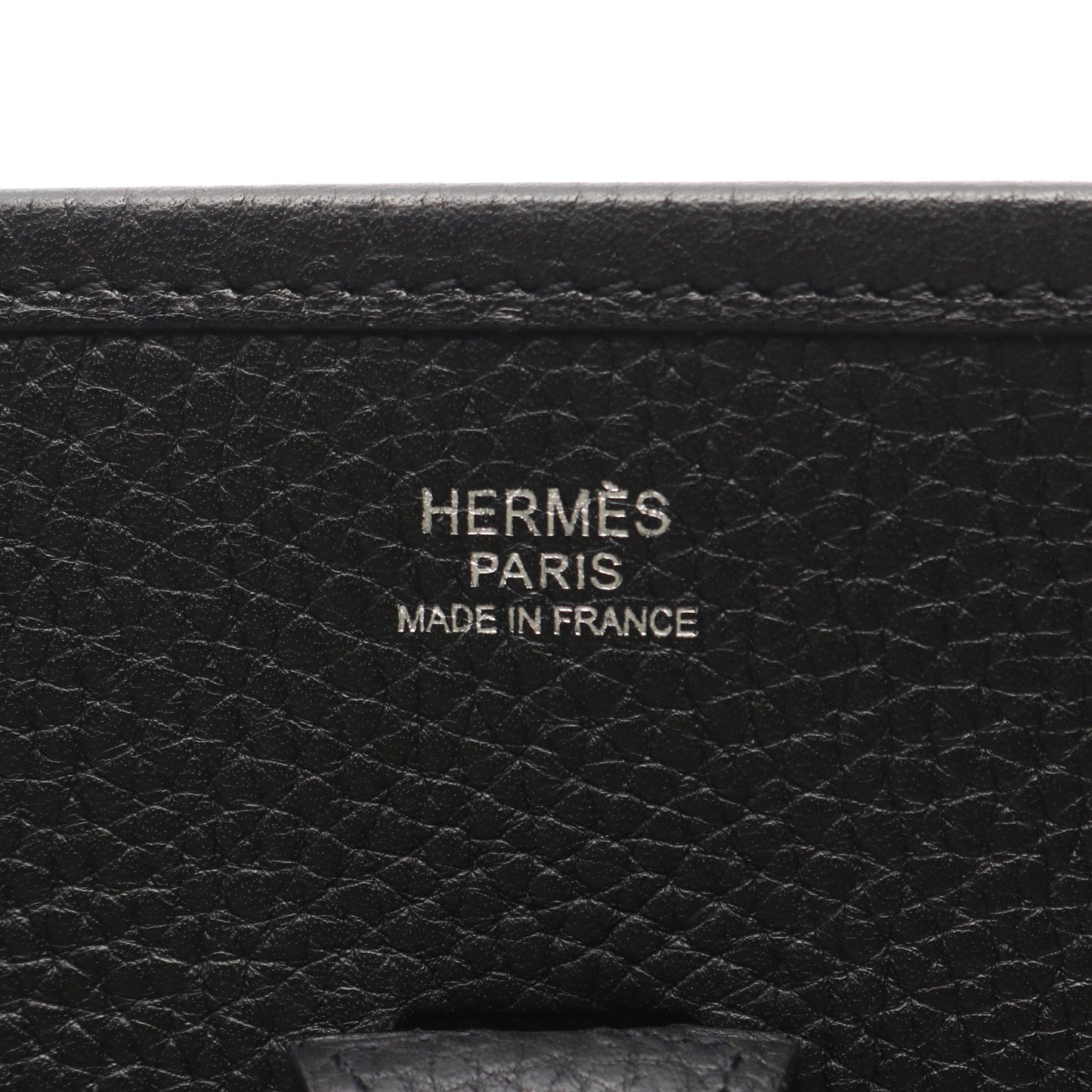 エヴリン 1 アン PM ショルダーバッグ トリヨンクレマンス ブラック シルバー金具 □K刻印 エルメス バッグ HERMES
