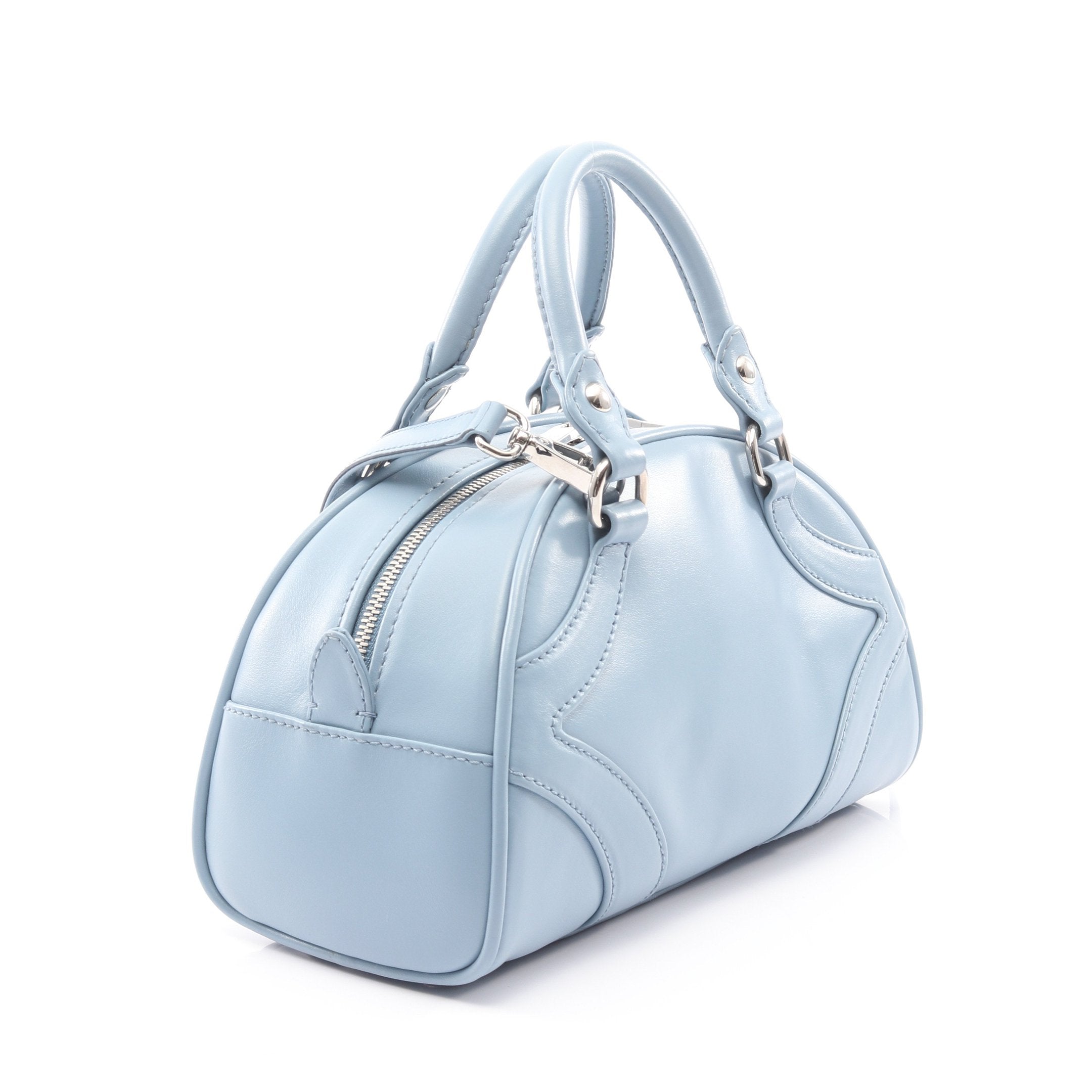 PRADA ハンドバッグ 2WAY ブルー ギャランティカード付 斜め掛け 青