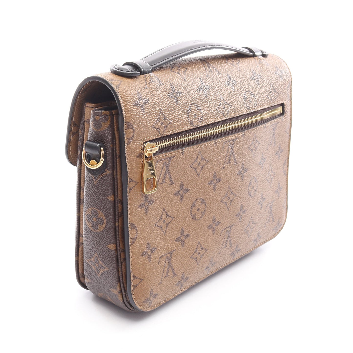 ポシェット メティス MM モノグラムリバース ハンドバッグ PVC レザー ブラウン ブラック 2WAY ルイヴィトン バッグ LOUIS VUITTON