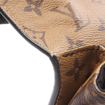 ポシェット メティス MM モノグラムリバース ハンドバッグ PVC レザー ブラウン ブラック 2WAY ルイヴィトン バッグ LOUIS VUITTON